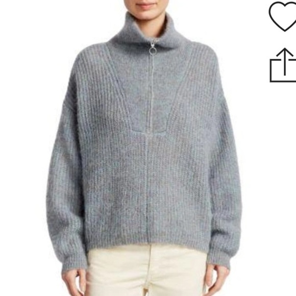 ISABEL MARANT ÉTOILE Cyclan Sweater In Verde - Picture 1 of 16